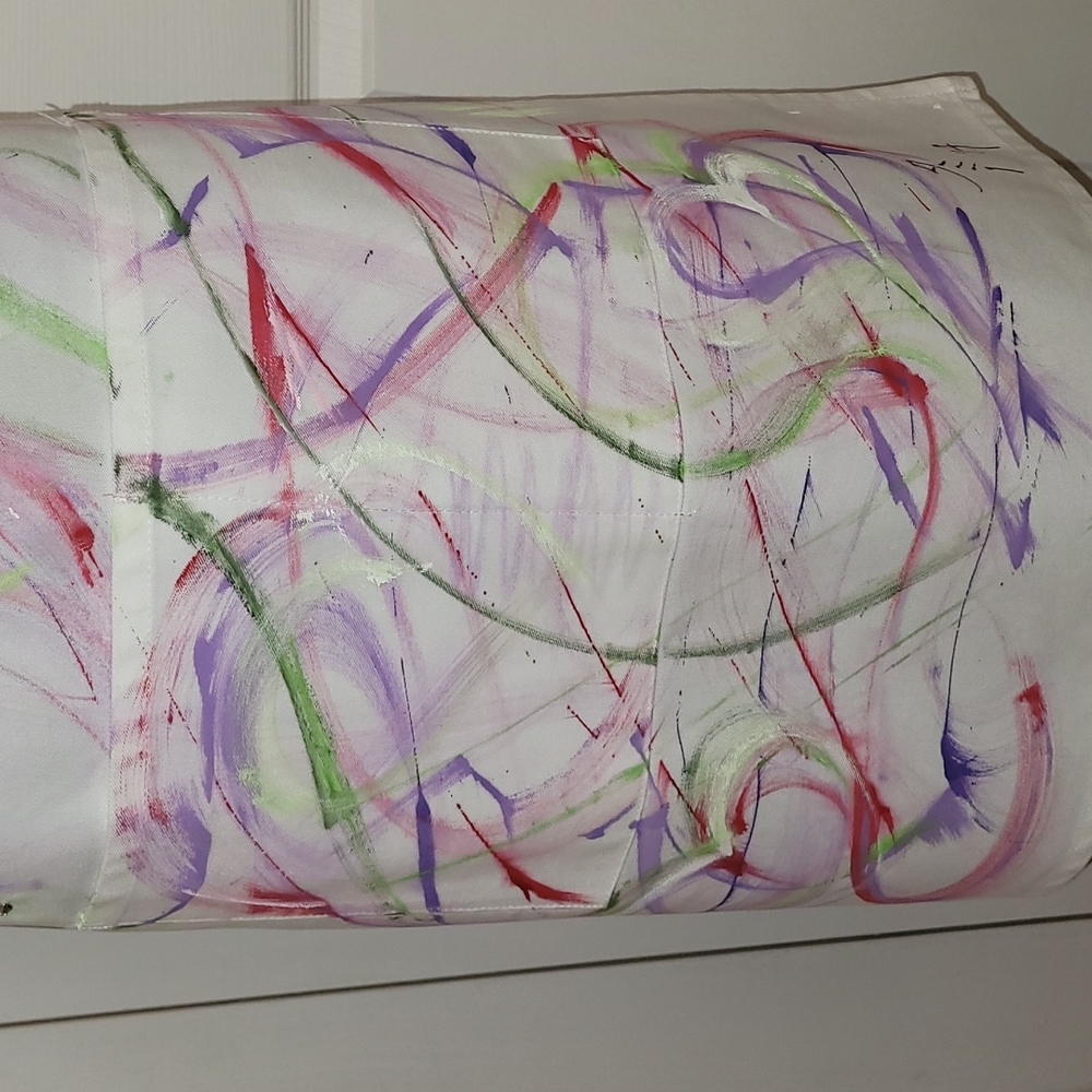๐๐HP๐๐Custom Painted Wearable Art Apron #1410 - Picture 3 of 8